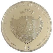 1 Dollar Pope Pius XI, Palau, 2009 obverse image