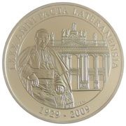 1 Dollar Pope Pius XI, Palau, 2009 reverse image