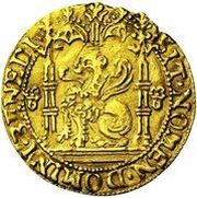 ½ Gold Lion - Bruges revolt obverse image
