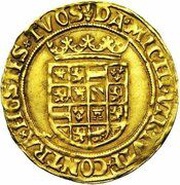 ½ Gold Real - Charles V, Belgium, 1521-1553 reverse image