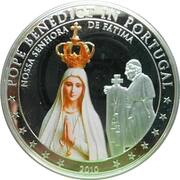 1 Dollar Pope Benedict in Portugal reverse image