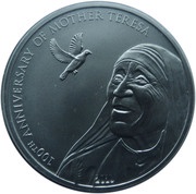 1 Dollar Mother Theresa reverse image