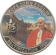 1 Dollar Election as Pope, Palau, 2011 reverse image
