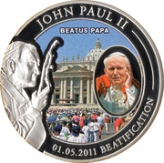 1 Dollar Ceremony of Beatification, Palau, 2011 reverse image