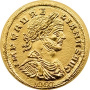 1 Dollar Aurelian Aureus, Palau, 2011 reverse image