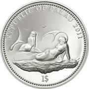 1 Dollar Maroon Clownfish, colored obverse image