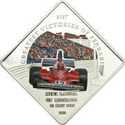 1 Dollar 312T: Niki Lauda, Palau, 2011 reverse image