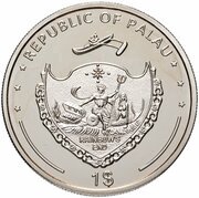 1 Dollar Longnose Hawkfish obverse image