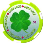 1 Dollar Four-leaf Clover, Palau, 2012 reverse image