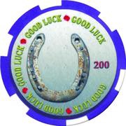 1 Dollar Horseshoe, Palau, 2012 reverse image