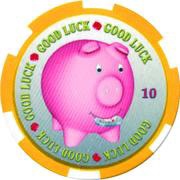 1 Dollar Pig, Palau, 2012 reverse image