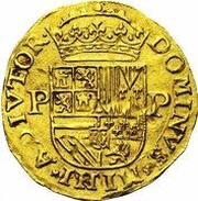 1 Crown - Philip II, Belgium, 1570-1585 reverse image