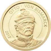 1 Dollar Otto von Bismarck, Palau, 2012 reverse image