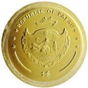 1 Dollar Constantine gold coin obverse image