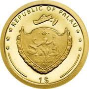 1 Dollar Ludwig Leichhardt, Palau, 2013 obverse image