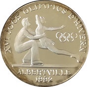 20 Diners - Joan Martí i Alanis XVI Winter Olympic Games, Andorra, 1988 reverse image
