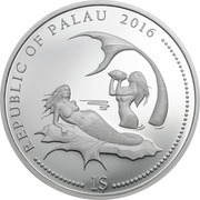 1 Dollar Coral Hind Fish obverse image