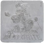1 Dollar Muonionalusta Meteorite, Palau, 2016 reverse image
