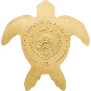 1 Dollar Golden Sea Turtle obverse image