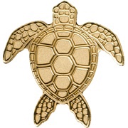 1 Dollar Golden Sea Turtle reverse image