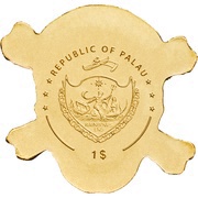 1 Dollar Pirate Skull obverse image