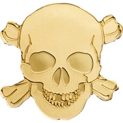 1 Dollar Pirate Skull, Palau, 2017 reverse image