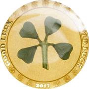 1 Dollar Four-Leaf Clover ’17 reverse image