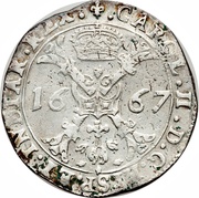 1 Patagon - Charles II Type 1 obverse image