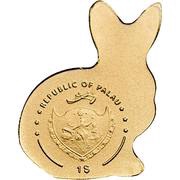 1 Dollar Golden Rabbit obverse image