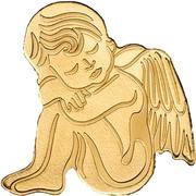 1 Dollar My Golden Guardian Angel, Palau, 2019 reverse image