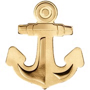 1 Dollar Golden Anchor, Palau, 2019 reverse image