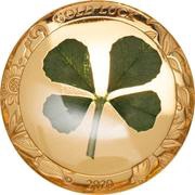 1 Dollar Four Leaf Clover 2020, Palau, 2020 reverse image