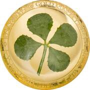 1 Dollar Four Leaf Clover 2021, Palau, 2021 reverse image