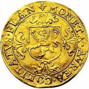1 Gold Lion - François d'Alençon Bruges revolt, Belgium, 1583-1584 reverse image