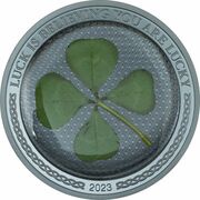 1 Dollar Lucky Buck, Palau, 2023 reverse image