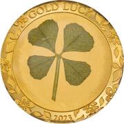 1 Dollar Four Leaf Clover 2023, Palau, 2023 reverse image