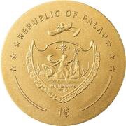 1 Dollar Darts, Palau, 2023 obverse image