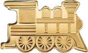 1 Dollar Golden Train, Palau, 2023 reverse image