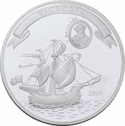 2 Dollars Victoria, Palau, 2008 reverse image