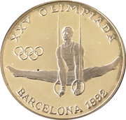 20 Diners - Joan Martí i Alanis XXV Summer Olympic Games, Andorra, 1988 reverse image