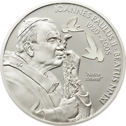 2 Dollars Beatification of Pope John Paul II, Palau, 2011 reverse image