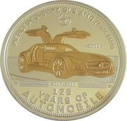 2 Dollars Mercedes SLS AMG, Palau, 2011 reverse image