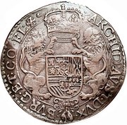 1 Ducaton - Philip IV 1st Bust, Belgium, 1622-1636 reverse image