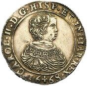1 Ducaton - Charles II First bust obverse image