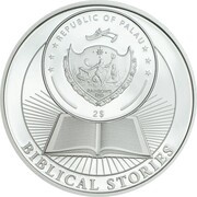 2 Dollars Daniel in the Lion's Den obverse image