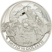2 Dollars David vs. Goliath, Palau, 2017 reverse image