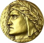 2 Dollars Dante Alighieri, Palau, 2021 reverse image