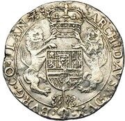 1 Ducaton - Charles II Second bust, Belgium, 1684-1687 reverse image