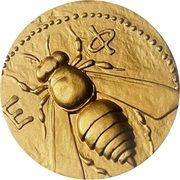 2 Dollars Bee and Buck, Palau, 2022 reverse image