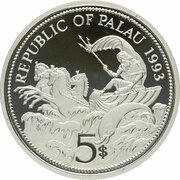 5 Dollars Ocean Scene obverse image